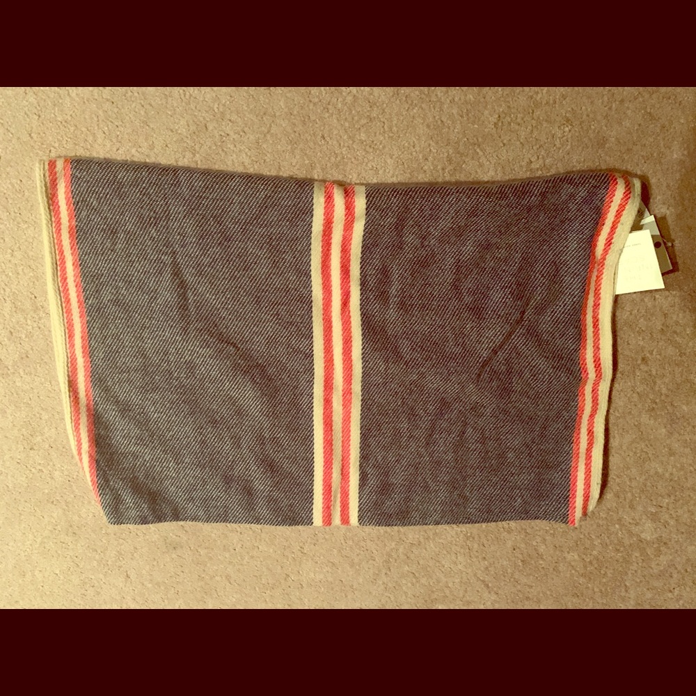 Striped loft infinity scarf NWT